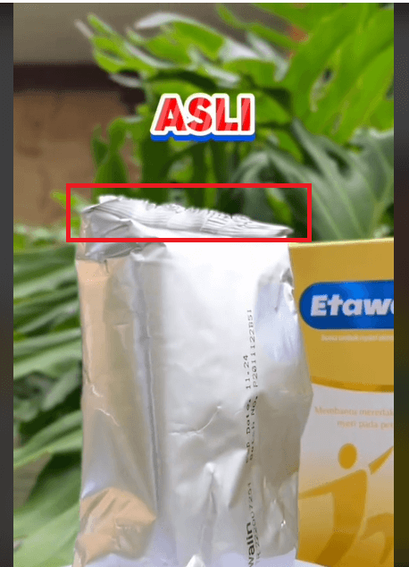 seal aluminium foil etawalin asli